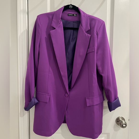 Booho purple blazer - Picture 3 of 3
